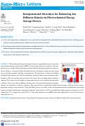 Cover page: Interpenetrated Structures for Enhancing Ion Diffusion Kinetics in Electrochemical Energy Storage Devices.