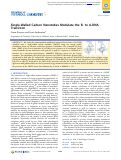 Cover page: Single-Walled Carbon Nanotubes Modulate the B- to A-DNA Transition.