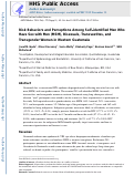 Cover page: Risk Behaviors and Perceptions Among Self-identified Men Who Have Sex with Men (MSM), Bisexuals, Transvestites, and Transgender Women in Western Guatemala