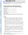 Cover page: Body Mass Indices of Girls with and without ADHD: Developmental Trajectories from Childhood to Adulthood.