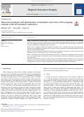 Cover page: Theoretical analysis and optimization of ultrashort echo time (UTE) imaging contrast with off-resonance saturation