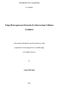 Cover page: Using Heterogeneous Networks for Intersection Collision Avoidance