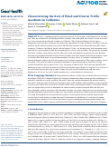 Cover page: Characterizing the Role of Wind and Dust in Traffic Accidents in California