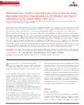 Cover page: Differential Time Trends of Outcomes and Costs of Care for Acute Myocardial Infarction Hospitalizations by ST Elevation and Type of Intervention in the United States, 2001–2011