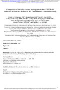 Cover page: Comparison of infection control strategies to reduce COVID-19 outbreaks in homeless shelters in the United States: a simulation study