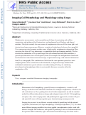 Cover page: Imaging cell morphology and physiology using X-rays.