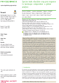 Cover page: Species traits elucidate crop pest response to landscape composition: a global analysis