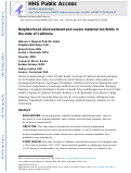 Cover page: Neighborhood disinvestment and severe maternal morbidity in the state of California.