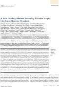 Cover page: A New Chicken Genome Assembly Provides Insight into Avian Genome Structure