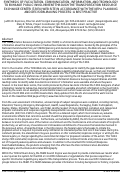 Cover page: Synthesis of facilitation, communication, information, and technology to enhance public involvement through the Transportation Resource Exchange Center (T-REX) web site in accordance with the NEPA planning and decision-making process: a best practice