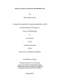 Cover page: Essays on Labor Economics and Health Care