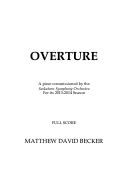 Cover page: Overture