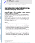 Cover page: Characterization of goat colostrum oligosaccharides by nano-liquid chromatography on chip quadrupole time-of-flight mass spectrometry and hydrophilic interaction liquid chromatography-quadrupole mass spectrometry