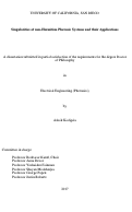 Cover page: Singularities of non-Hermitian Photonic Systems and their Applications