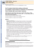 Cover page: Periprocedural Arterial Spin Labeling and Dynamic Susceptibility Contrast Perfusion in Detection of Cerebral Blood Flow in Patients With Acute Ischemic Syndrome