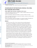 Cover page: Acetaminophen for the patent ductus arteriosus: has safety been adequately demonstrated?