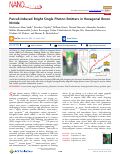 Cover page: Purcell-Induced Bright Single Photon Emitters in Hexagonal Boron Nitride.