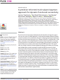 Cover page: A predictor-informed multi-subject bayesian approach for dynamic functional connectivity.