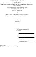 Cover page: Valve Control System by Multiple Digital Signal Processing