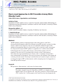 Cover page: Macro-Level Approaches to HIV Prevention Among Ethnic Minority Youth