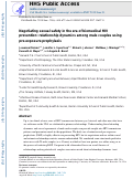 Cover page: Negotiating sexual safety in the era of biomedical HIV prevention: relationship dynamics among male couples using pre-exposure prophylaxis