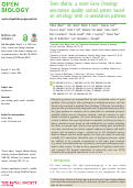 Cover page: Term Matrix: a novel Gene Ontology annotation quality control system based on ontology term co-annotation patterns