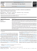 Cover page: Survival impact of bowel resection at the time of interval cytoreductive surgery for advanced ovarian cancer.