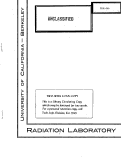 Cover page: LONG-LIVED Bi207 AND ENERGY LEVELS OF Pb207