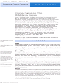 Cover page: Cytogenetic prognostication within medulloblastoma subgroups.