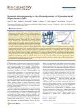 Cover page: Dynamic Inhomogeneity in the Photodynamics of Cyanobacterial Phytochrome Cph1