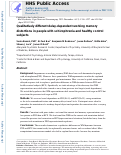 Cover page: Qualitatively Different Delay-Dependent Working Memory Distortions in People With Schizophrenia and Healthy Control Participants.