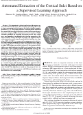 Cover page: Automated Extraction of the Cortical Sulci Based on a Supervised Learning Approach