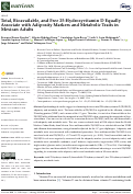 Cover page: Total, Bioavailable, and Free 25-Hydroxyvitamin D Equally Associate with Adiposity Markers and Metabolic Traits in Mexican Adults