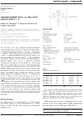 Cover page: [Mn(bpb)(DMAP)(NO)], an {Mn–NO}6 nitrosyl with Z′ = 8