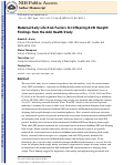 Cover page: Maternal Early Life Risk Factors for Offspring Birth Weight: Findings from the Add Health Study