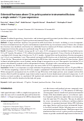 Cover page: Odontoid fractures above C2 to pelvis posterior instrumented fusions: a single centers 11-year experience.