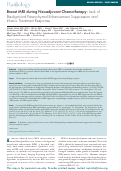 Cover page: Breast MRI during Neoadjuvant Chemotherapy: Lack of Background Parenchymal Enhancement Suppression and Inferior Treatment Response.