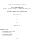 Cover page of Local-to-Global Structure in Quantum Error-Correcting Codes and Entanglement Bootstrap