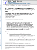 Cover page: ASD Comorbidity in Fragile X Syndrome: Symptom Profile and Predictors of Symptom Severity in Adolescent and Young Adult Males