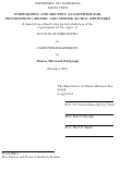 Cover page: Forwarding and Routing Algorithms for Information Centric and Mobile Ad Hoc Networks