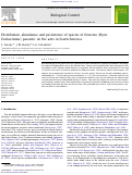 Cover page: Distribution, abundance and persistence of species of Orasema (Hym: Eucharitidae) parasitic on fire ants in South America