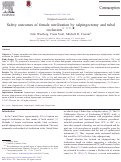 Cover page: Safety outcomes of female sterilization by salpingectomy and tubal occlusion