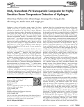 Cover page: MoS<sub>2</sub> Nanosheet-Pd Nanoparticle Composite for Highly Sensitive Room Temperature Detection of Hydrogen.