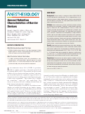 Cover page: Aerosol Retention Characteristics of Barrier Devices