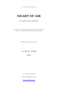 Cover page: Heart of Air
