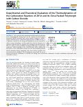 Cover page: Experimental and Theoretical Evaluation of the Thermodynamics of the Carbonation Reaction of ZIF-8 and Its Close-Packed Polymorph with Carbon Dioxide.