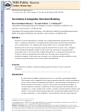 Cover page: Uncertainty in integrative structural modeling