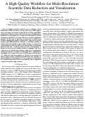 Cover page: A High-Quality Workflow for Multi-Resolution Scientific Data Reduction and Visualization