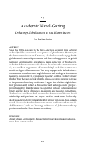 Cover page: Academic Navel-Gazing <i>Debating Globalization as the Planet Burns</i>