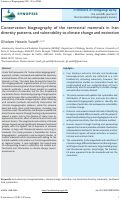 Cover page: Conservation biogeography of the terrestrial mammals in Iran: diversity patterns, and vulnerability to climate change and extinction